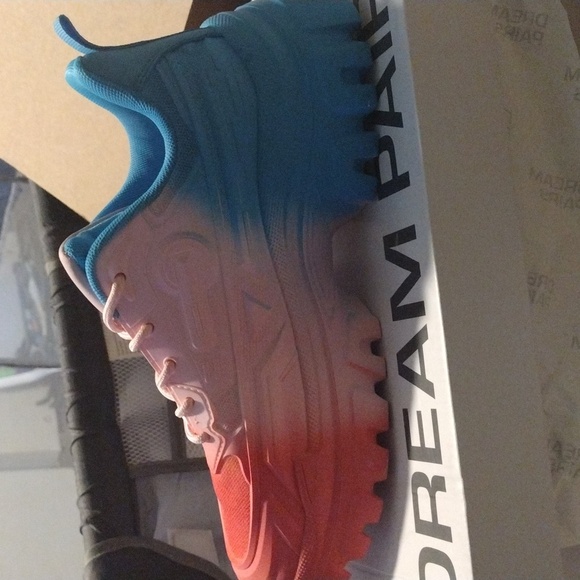 Dream Pairs Rainbow Pink & Blue Gradient Sneakers Unisex Size 10 W/ 8.5 M NWT - Picture 4 of 6